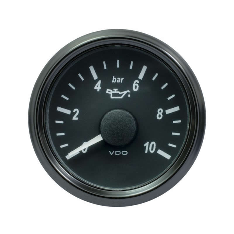 VDO SingleViu 0248 Engine Oil Pressure 10Bar Black 52mm